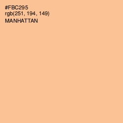 #FBC295 - Manhattan Color Image