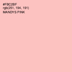 #FBC2BF - Mandys Pink Color Image