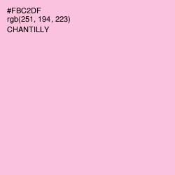#FBC2DF - Chantilly Color Image