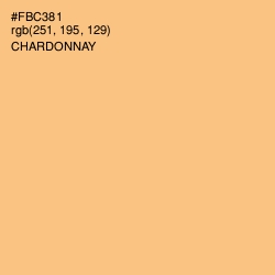 #FBC381 - Chardonnay Color Image