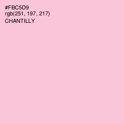 #FBC5D9 - Chantilly Color Image