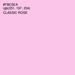 #FBC5EA - Classic Rose Color Image