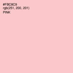 #FBC8C9 - Pink Color Image