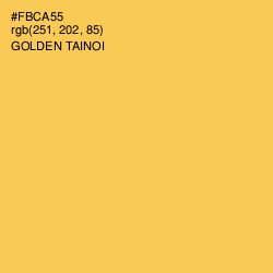 #FBCA55 - Golden Tainoi Color Image