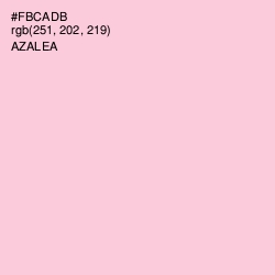 #FBCADB - Azalea Color Image