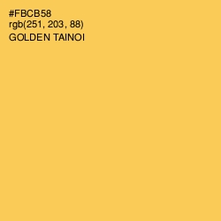 #FBCB58 - Golden Tainoi Color Image