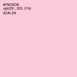 #FBCBDB - Azalea Color Image