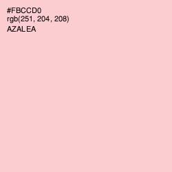 #FBCCD0 - Azalea Color Image