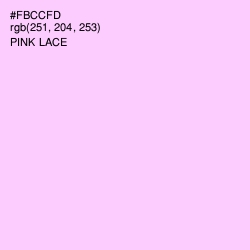 #FBCCFD - Pink Lace Color Image