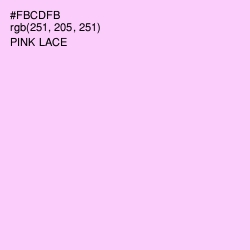 #FBCDFB - Pink Lace Color Image