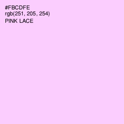 #FBCDFE - Pink Lace Color Image