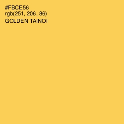 #FBCE56 - Golden Tainoi Color Image