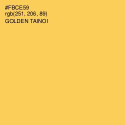 #FBCE59 - Golden Tainoi Color Image