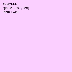 #FBCFFF - Pink Lace Color Image