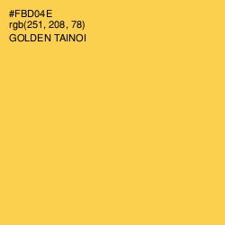 #FBD04E - Golden Tainoi Color Image