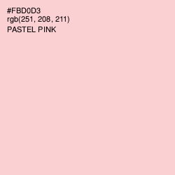 #FBD0D3 - Pastel Pink Color Image