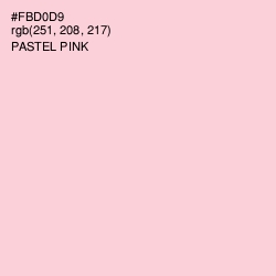 #FBD0D9 - Pastel Pink Color Image