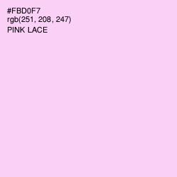 #FBD0F7 - Pink Lace Color Image