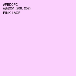 #FBD0FC - Pink Lace Color Image