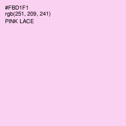 #FBD1F1 - Pink Lace Color Image