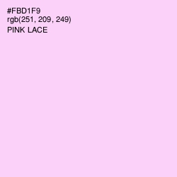 #FBD1F9 - Pink Lace Color Image