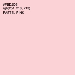#FBD2D5 - Pastel Pink Color Image