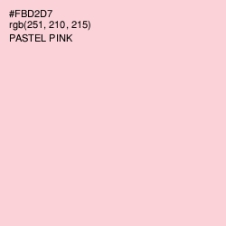 #FBD2D7 - Pastel Pink Color Image