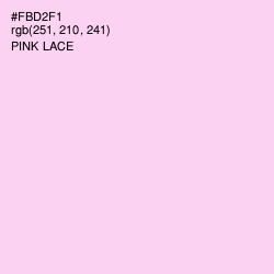 #FBD2F1 - Pink Lace Color Image