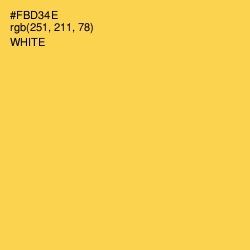#FBD34E - Mustard Color Image