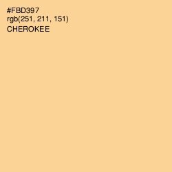 #FBD397 - Cherokee Color Image