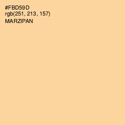 #FBD59D - Marzipan Color Image