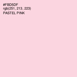 #FBD5DF - Pastel Pink Color Image