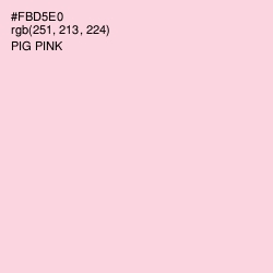 #FBD5E0 - Pig Pink Color Image