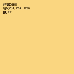 #FBD680 - Buff Color Image