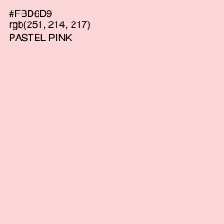 #FBD6D9 - Pastel Pink Color Image