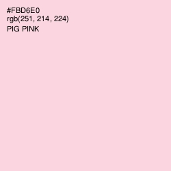 #FBD6E0 - Pig Pink Color Image