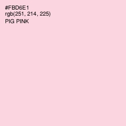 #FBD6E1 - Pig Pink Color Image