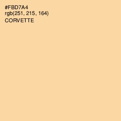 #FBD7A4 - Corvette Color Image