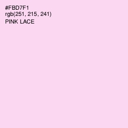 #FBD7F1 - Pink Lace Color Image