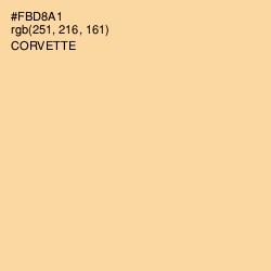 #FBD8A1 - Corvette Color Image
