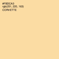 #FBDCA3 - Corvette Color Image