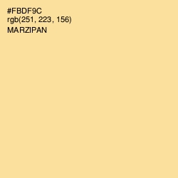 #FBDF9C - Marzipan Color Image