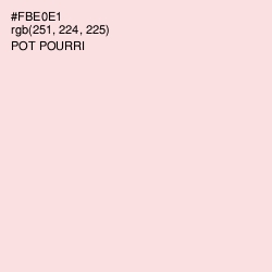 #FBE0E1 - Pot Pourri Color Image