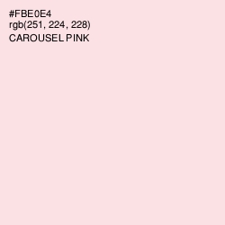 #FBE0E4 - Carousel Pink Color Image