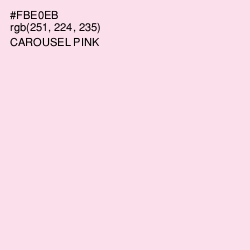 #FBE0EB - Carousel Pink Color Image