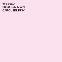 #FBE0ED - Carousel Pink Color Image