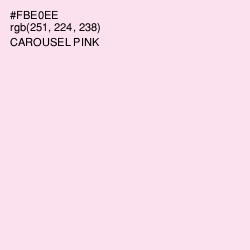 #FBE0EE - Carousel Pink Color Image