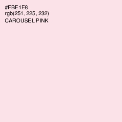 #FBE1E8 - Carousel Pink Color Image