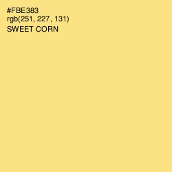 #FBE383 - Sweet Corn Color Image