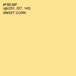 #FBE38F - Sweet Corn Color Image